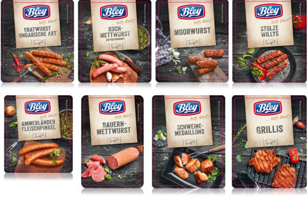 Packaging Fotografie Fleisch Aufschnitt Wurst