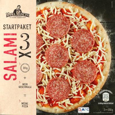 Food Packaging Salami Pizza