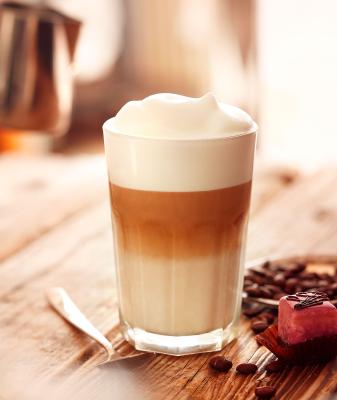 Latte Macchiato Kaffeefoto